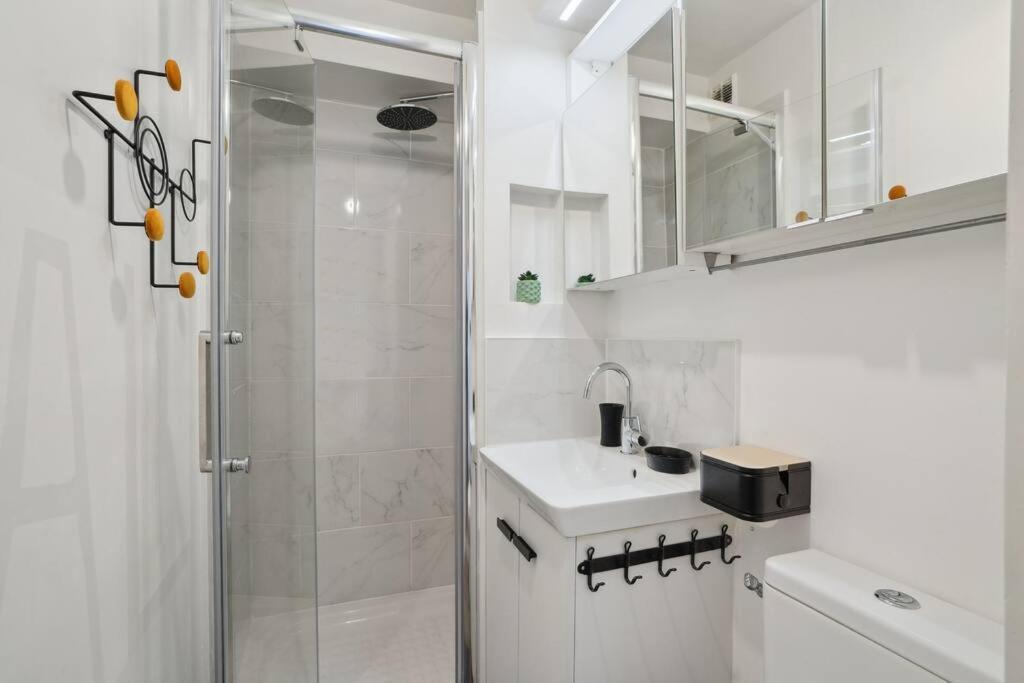 Charmant Appartement Vue Mer 7Eme - Plage 200M Marsilya Dış mekan fotoğraf