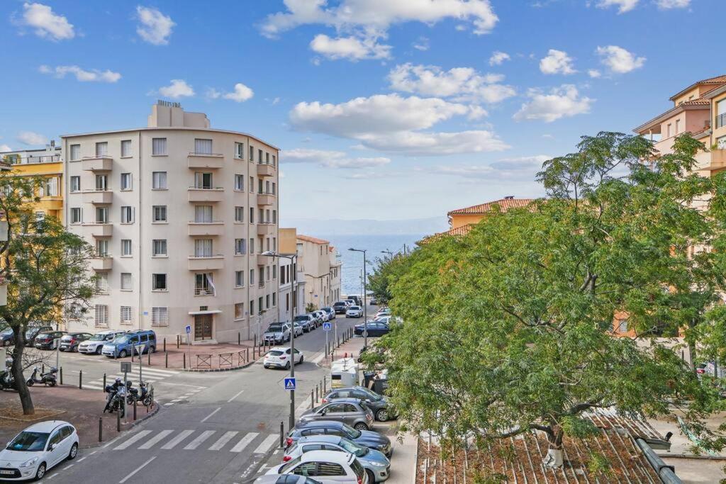 Charmant Appartement Vue Mer 7Eme - Plage 200M Marsilya Dış mekan fotoğraf